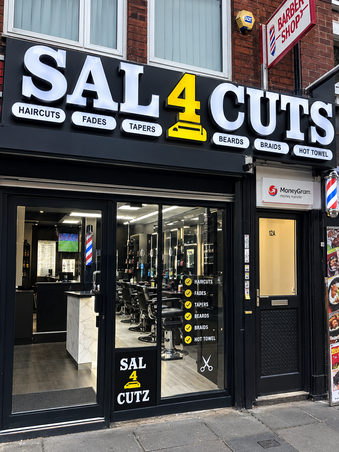 Sal 4 Cut barbershop on Cheetham Hill Road, Manchester